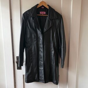 Black Leather Women's Jacket